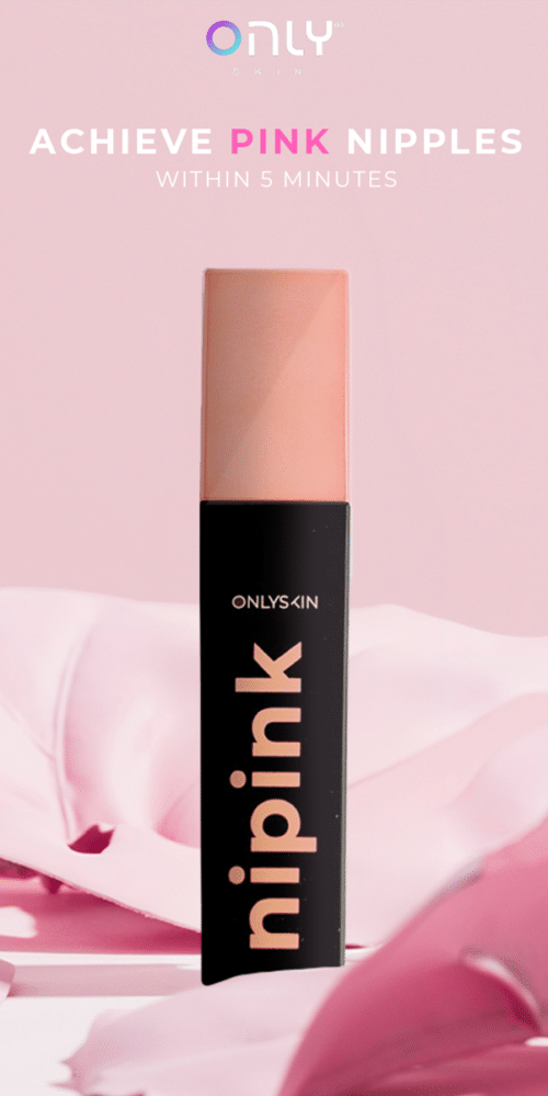Get pink nipples in 5 mins with Nipink by ONLYSKIN! This innovative solution instantly enhances nipple skin tone. Achieve beautiful results quickly!