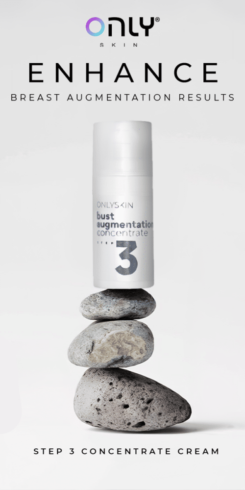 Boost estrogen for fuller breasts with our augmentation extract. Pair with ONLYSKIN’s Bust Silicone Cups for best results.