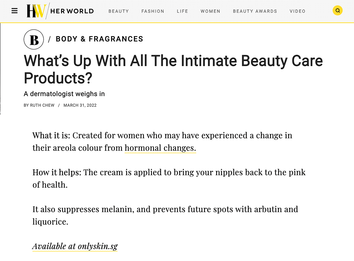 It's time to pay more attention to our mental and physical well-being. Taking good care of our bodies and skin, from head to toe, is the first step. Just like the rest of the body, the vulva microbiome is a delicate ecosystem that is affected by things like sex, frequent washing, periods, menopause and other hormonal changes. There’s a new wave of personal care products infused with gentle, skin-loving active ingredients to help you feel comfortable and fresh and NIPINK by ONLYSkin is on top of the list!