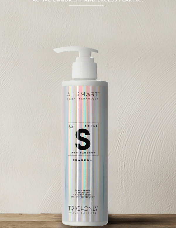 TrichOnly Anti-Dandruff Shampoo instantly eliminates dandruff and flaking, offering soothing hydration and anti-inflammatory care.